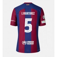 Camiseta Barcelona Inigo Martinez #5 Primera Equipación Replica 2023-24 mangas cortas